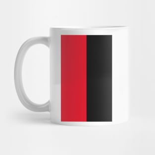 Manchester Red & Black Newton Heath Halves Design Mug